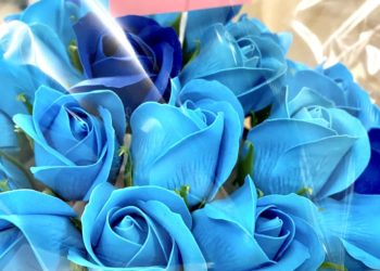 いちまる鍼灸院カラーのお花。